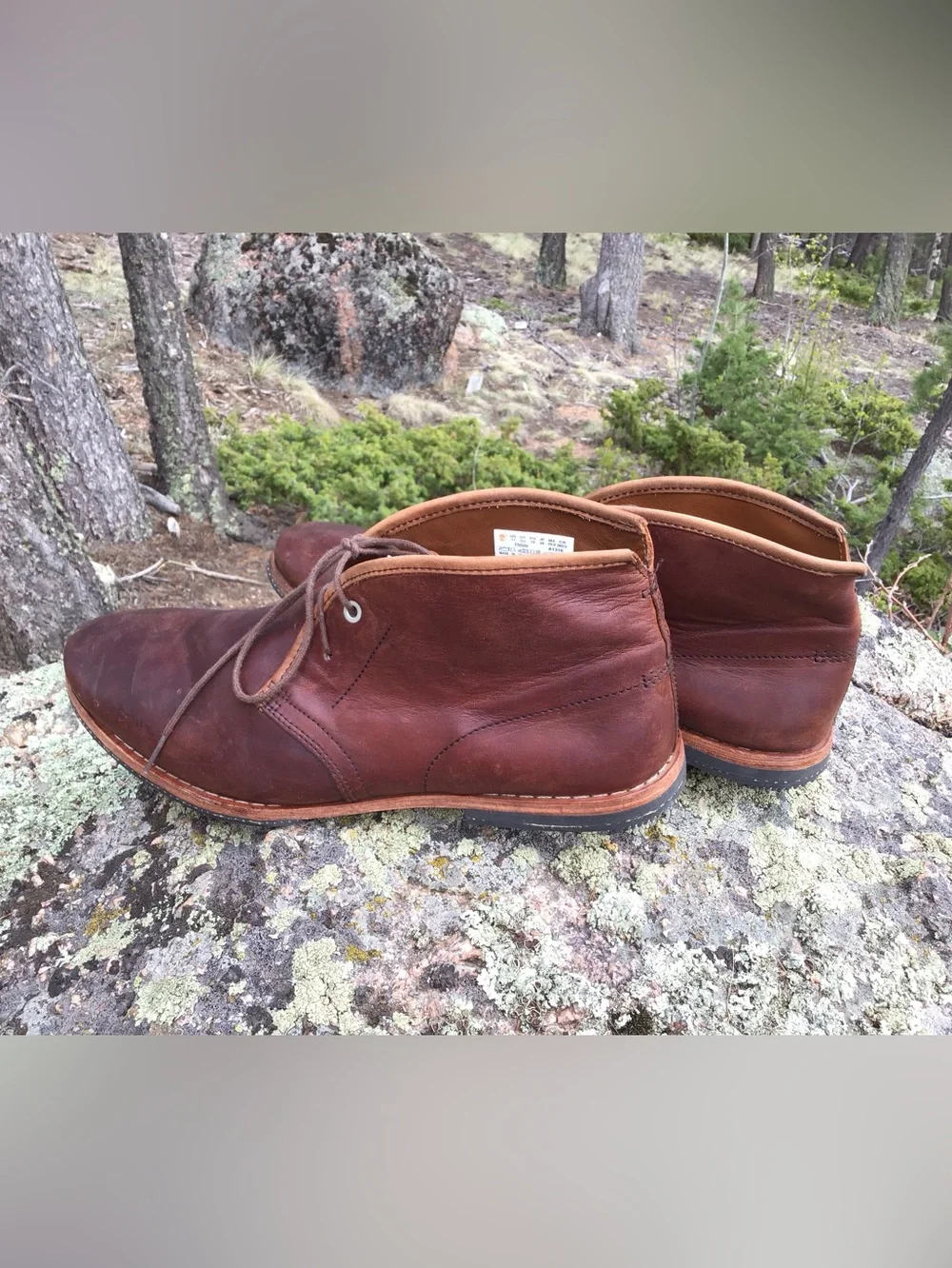 Timberland Boot Company Chukka Brown Leather Boots Men’s Size 11 Heritage Style